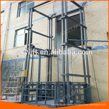 indoorand outdoor cargo freight elevator